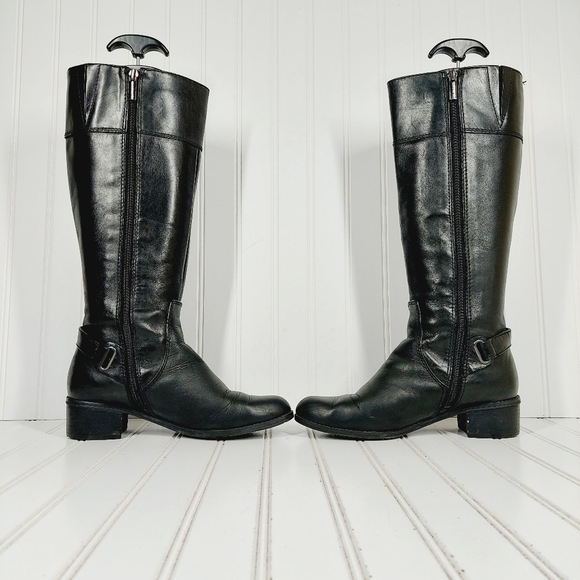 Bandolino Black Heeled Boots - Picture 7 of 12